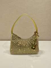 Prada re-edition 2000 gold crystals 17x6x22 cm - 1