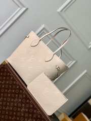 Louis Vuitton Creamy Neverfull MM tote bag 31x28x14cm - 1