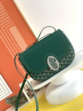 Goyard 233 Postman Bag Green 25x17x8cm