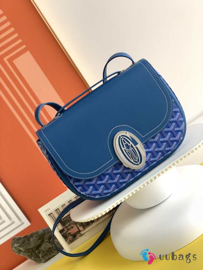 Goyard 233 Postman Bag Blue 25x17x8cm - 1