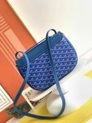 Goyard 233 Postman Bag Blue 25x17x8cm - 3