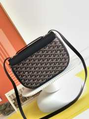 Goyard 233 Postman Bag Black 25x17x8cm - 6