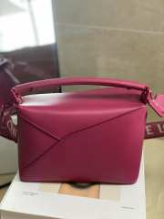 Loewe Puzzle Edge Bag Pink 24x10.5x16.5cm - 5