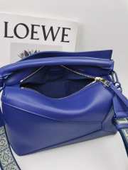 Loewe Puzzle Edge Bag Blue 24x10.5x16.5cm - 4