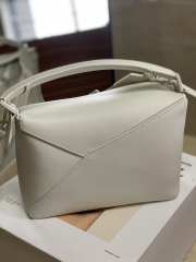 Loewe Puzzle Edge Bag White 24x10.5x16.5cm - 4