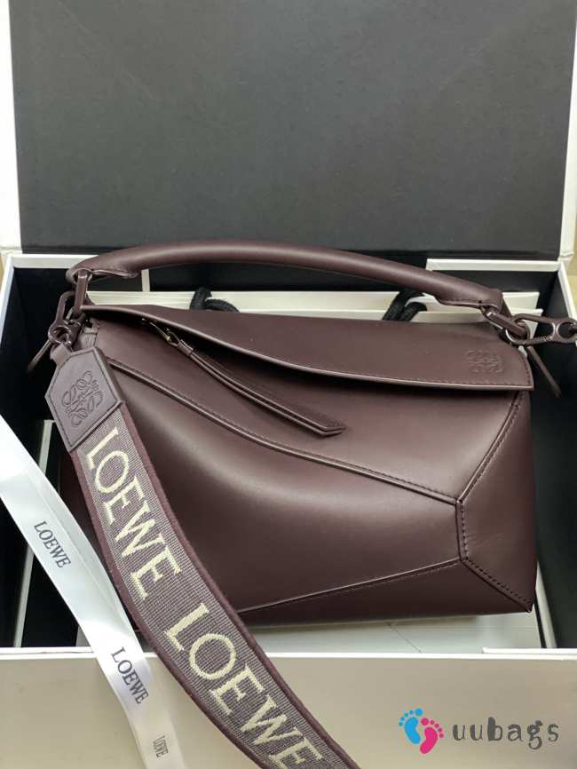 Loewe Puzzle Edge Bag Brown 24x10.5x16.5cm - 1