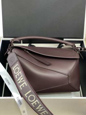 Loewe Puzzle Edge Bag Brown 24x10.5x16.5cm