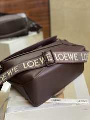 Loewe Puzzle Edge Bag Brown 24x10.5x16.5cm - 5