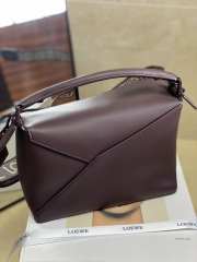 Loewe Puzzle Edge Bag Brown 24x10.5x16.5cm - 2