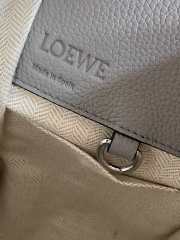 Loewe Grey Hammock Leather Shoulder Bag 19.5×14.5×20cm - 4