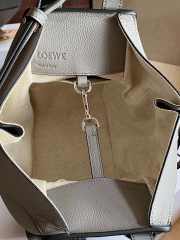 Loewe Grey Hammock Leather Shoulder Bag 19.5×14.5×20cm - 2