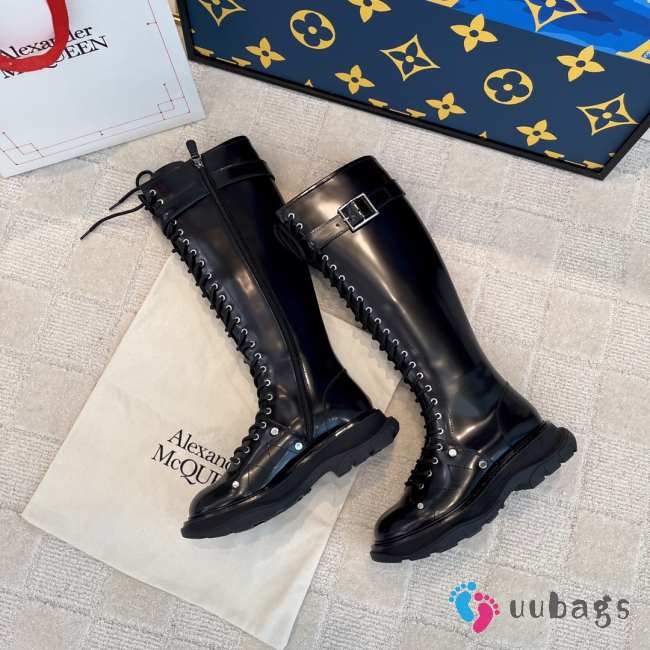 Alexander McQueen Black Boots MC0001 - 1