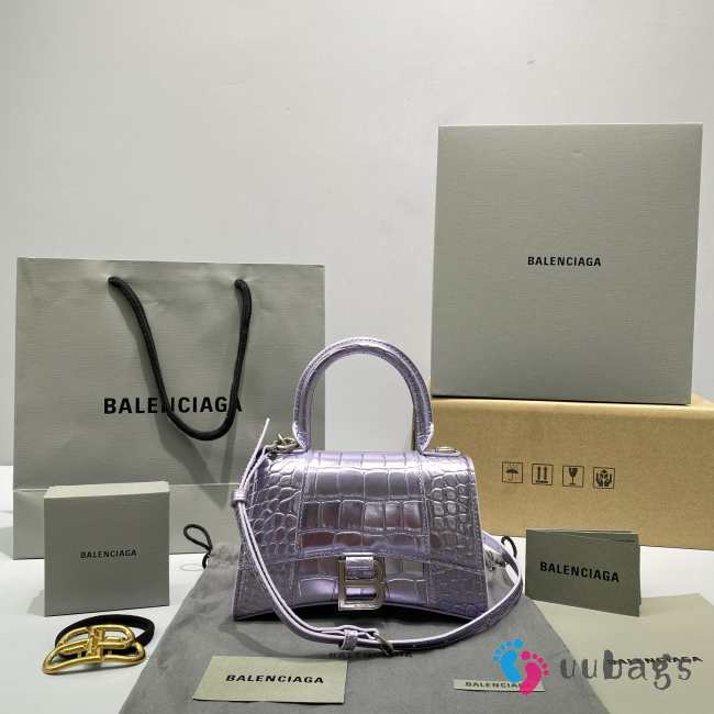 Balenciaga Hourglass with silver bucklet Handbag  - 1