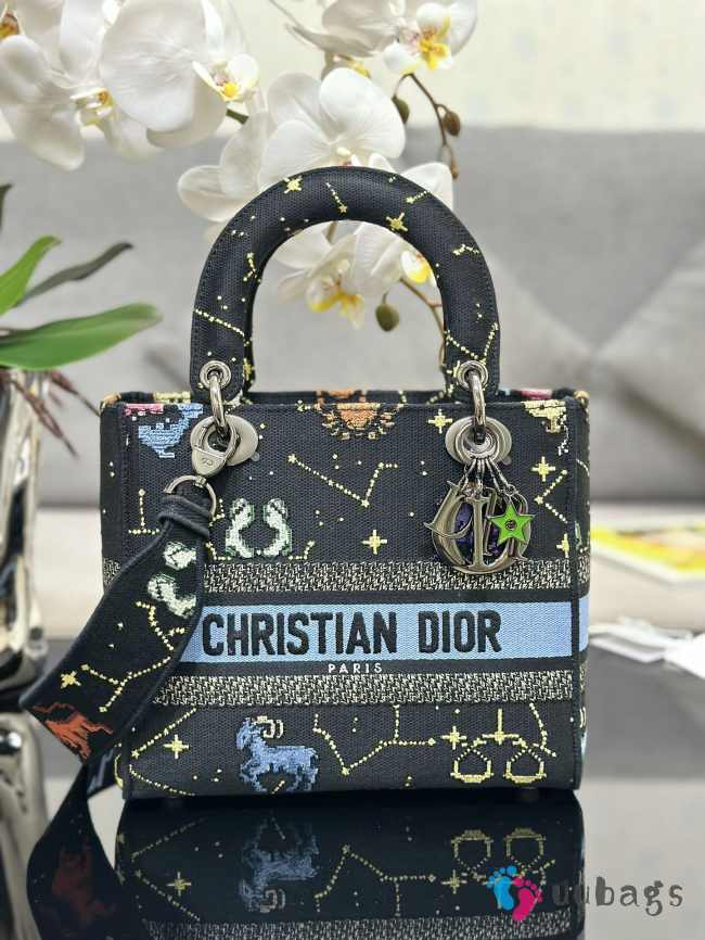 Chistian Dior D-lite M0565 Black 24x20x11cm - 1