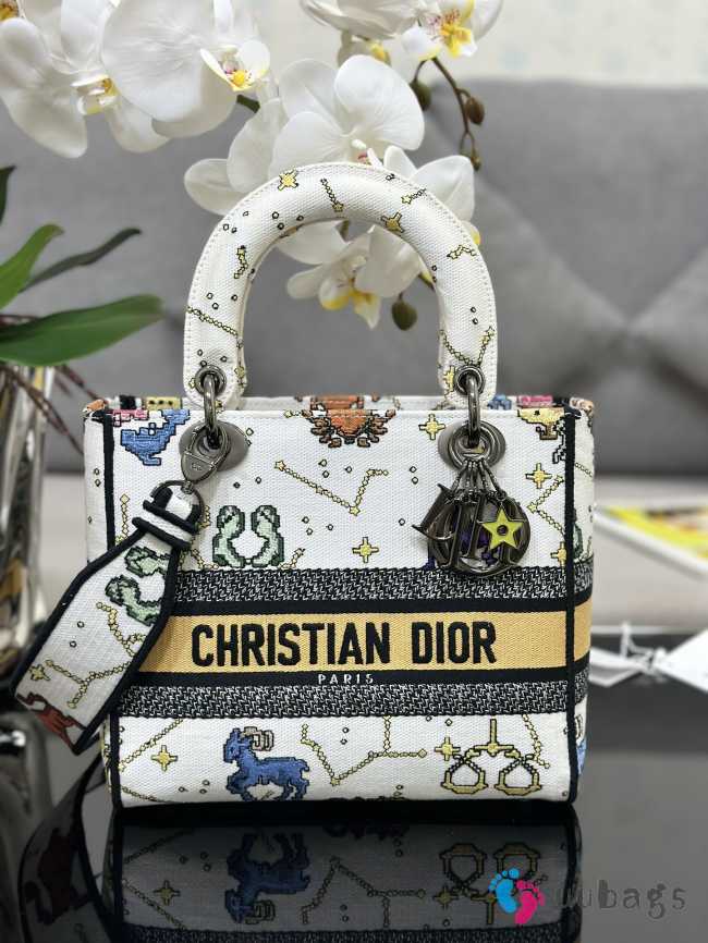 Chistian Dior D-lite M0565 White 24x20x11cm - 1