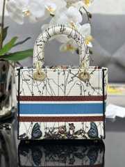 Chistian Dior D-lite M0565 White and Red 24x20x11cm - 4