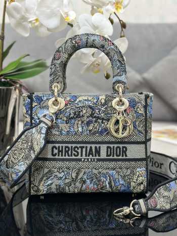 Chistian Dior D-lite M0565 Grey 24x20x11cm