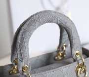 Chistian Dior D-lite Black DR-031 Grey 24x20x11cm - 2