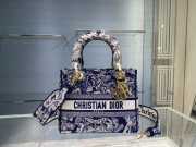 Chistian Dior D-lite Black Blue 24x20x11cm - 1