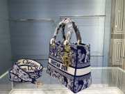 Chistian Dior D-lite Black Blue 24x20x11cm - 6