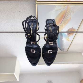 YSL High Heel Black 10cm