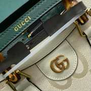 Gucci Diana jumbo GG white small tote bag 27x24x11cm - 6