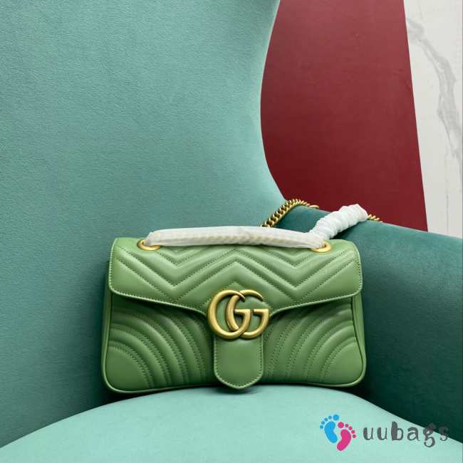 Gucci Marmont Small Green 26x7x15cm - 1