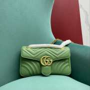 Gucci Marmont Small Green 26x7x15cm - 1