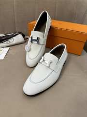 Hermes Paris loafer White  - 1