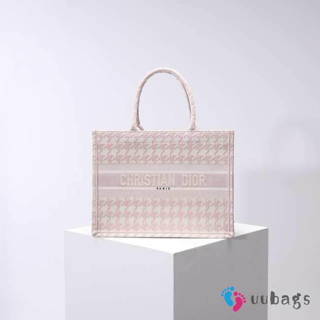 Dior Book Tote Pink Embroided Bag 36 x 27.5 x 16.5 cm - 1