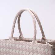 Dior Book Tote Pink Embroided Bag 36 x 27.5 x 16.5 cm - 6