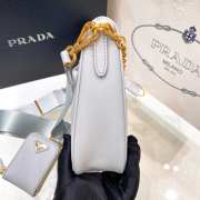 Prada Hobo White 22x18x6.5cm - 6