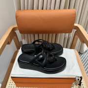 Hermes Black Gipsy Sandal 4.5cm - 2