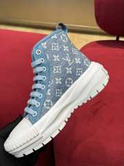 Louis Vuitton Squad Sneaker Beige/Blue - 3