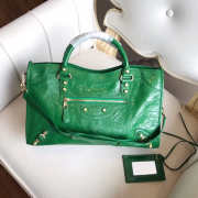 Balenciaga Green Classic Leather Motorcycle city bag 38x24x16cm - 1