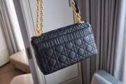 Dior Caro Bag Black Supple Cannage Calfskin 25cm - 6