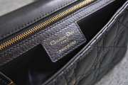 Dior Caro Bag Black Supple Cannage Calfskin 25cm - 3