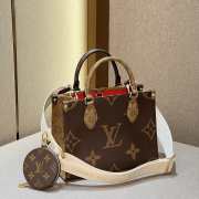 LV Onthego PM Bicolor Monogram Empreinte Leather 25cm - 5