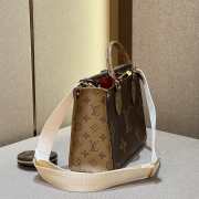 LV Onthego PM Bicolor Monogram Empreinte Leather 25cm - 2