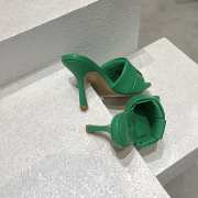 Bottega Veneta Green Mules 9.5cm - 2