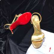 Louboutin High Heel Gold 10cm - 4