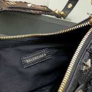 Balenciaga Black Le Cagole with gold bucklet 26x12x6cm - 3