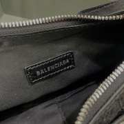 Balenciaga Black Le Cagole with silver bucket 26x12x6cm - 4