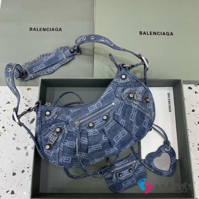 Balenciaga Blue Jean Le Cagole 33x16x8cm - 1