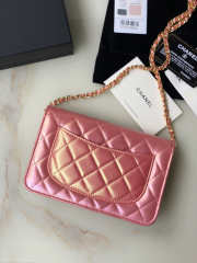 Chanel Pink CC Woc Lambskin 19cm - 5