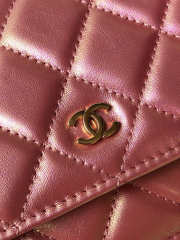 Chanel Pink CC Woc Lambskin 19cm - 3