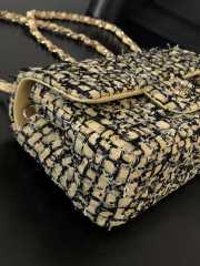 Chanel Raffia Effect Braided Tweed & Gold-Tone  - 3