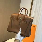 Hermes Birkin Touch In Brown 25cm - 2