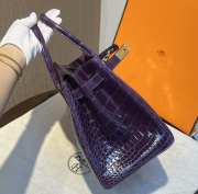 Hermes Birkin Touch In Purple 30cm - 2