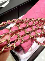 Chanel Flap Bag Pink Gold Bucklet 25cm - 2